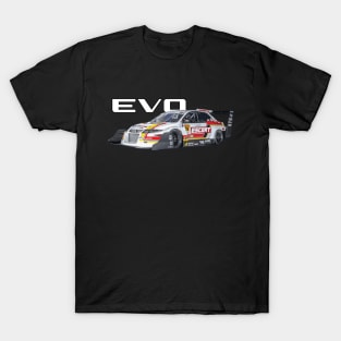 FIRE ANDO Escort Racing team tIME Attack Tsukuba Mitsubishi Lancer Evolution IX T-Shirt